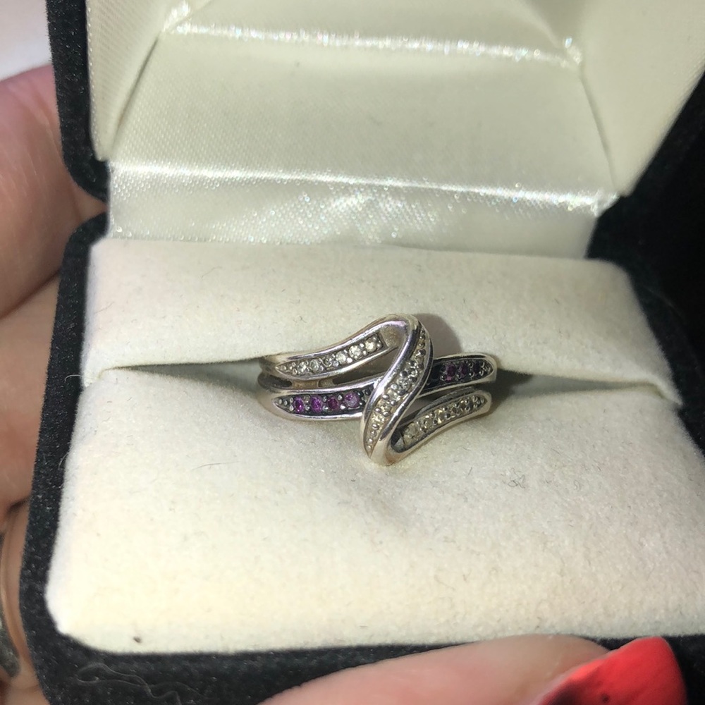 AMETHYST DIAMOND RING 💜 - Picture 3 of 5